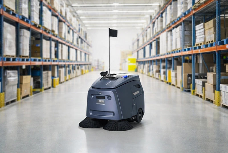 Gausium Beetle im Lager- und Logistikeinsatz